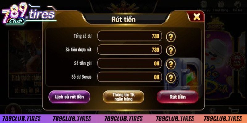 Chi tiết từng bước để rút tiền 789Club