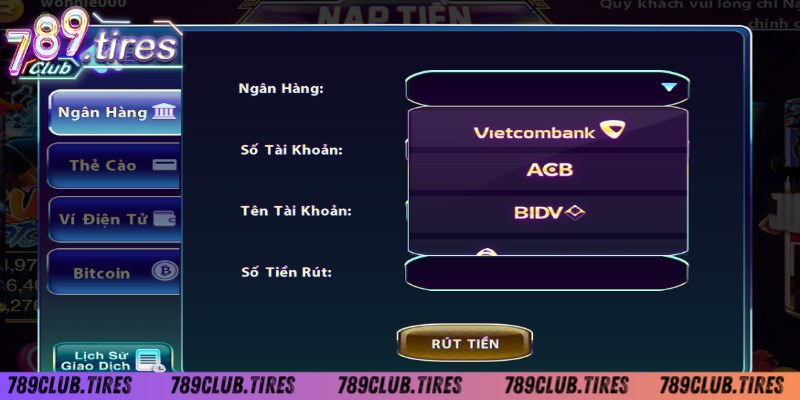Nhập số tiền bạn muốn rút